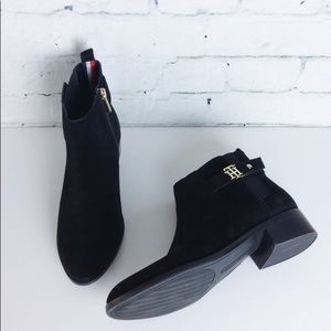 *SOLD* Tommy Hilfiger Black Suede Boots